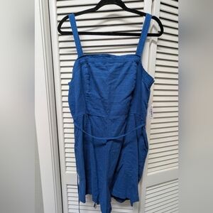 Old Navy Denim Blue Romper